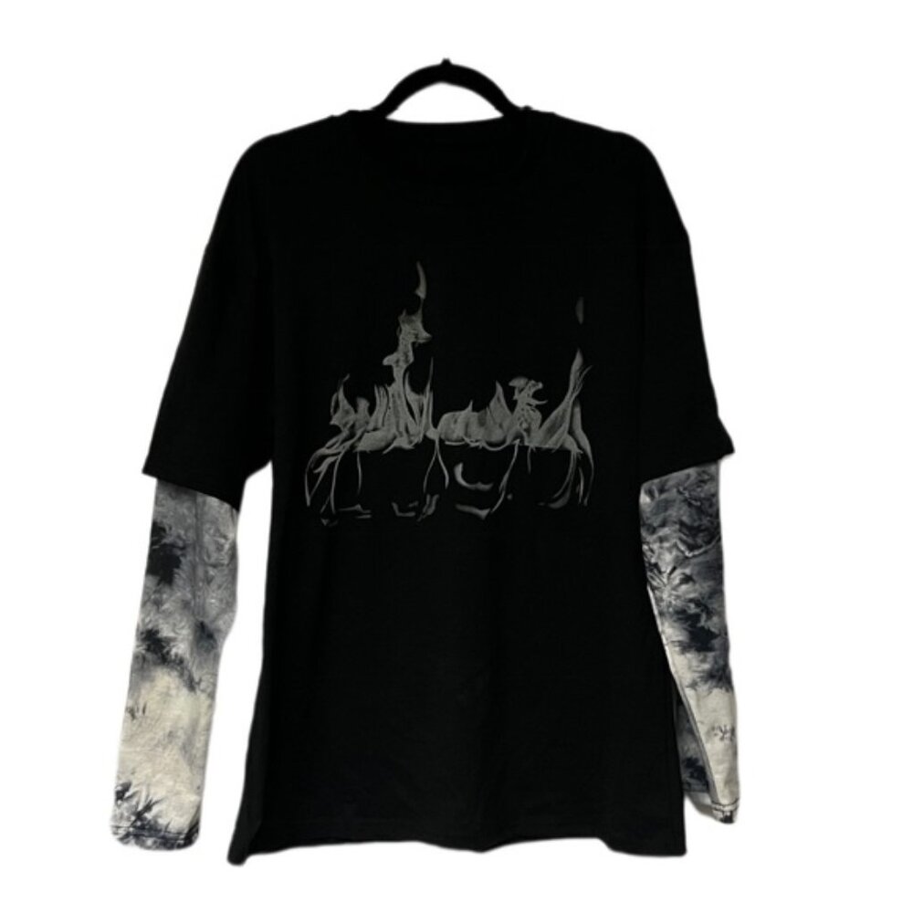 SHEIN Graphic Long Sleeve T-Shirt